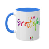 I AM Grateful - Colorful Mugs, 11oz