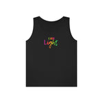 I AM Light - Unisex Heavy Cotton Tank Top Front Print