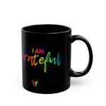 I AM Grateful - Black Mug (11oz, 15oz)