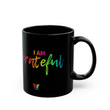 I AM Grateful - Black Mug (11oz, 15oz)