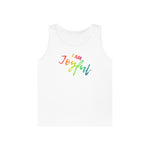 I AM Joyful - Unisex Heavy Cotton Tank Top Front Print