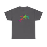 I AM Worthy - Unisex Heavy Cotton Tee - Front Print