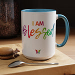 I AM Blessed - Accent Coffee Mug (11, 15oz)