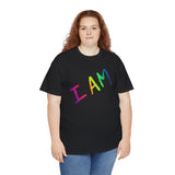 I AM - Unisex Heavy Cotton Tee - Front Print