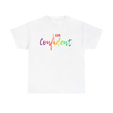 I AM Confident - Unisex Heavy Cotton Tee - Front Print