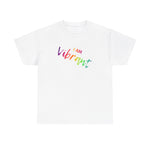 I AM Vibrant - Unisex Heavy Cotton Tee - Front Print