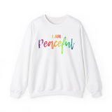 I AM Peaceful - Unisex Heavy Blend™ Crewneck Sweatshirt