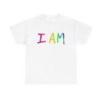 I AM - Unisex Heavy Cotton Tee - Front Print