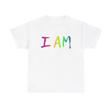 I AM - Unisex Heavy Cotton Tee - Front Print