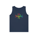 I AM Joyful - Unisex Heavy Cotton Tank Top Front Print