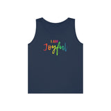 I AM Joyful - Unisex Heavy Cotton Tank Top Front Print