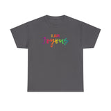 I AM Joyous - Unisex Heavy Cotton Tee - Front Print