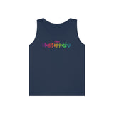 I AM Unstoppable - Unisex Heavy Cotton Tank Top Front Print