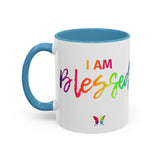 I AM Blessed - Accent Coffee Mug (11, 15oz)