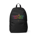 Happiness Matters Unisex Fabric Backpack