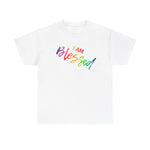 I AM Blessed - Unisex Heavy Cotton Tee - Front Print