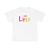 I AM Love - Unisex Heavy Cotton Tee - Front Print