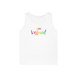 I AM Valued - Unisex Heavy Cotton Tank Top Front Print