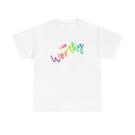 I AM Worthy - Unisex Heavy Cotton Tee - Front Print