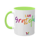 I AM Grateful - Colorful Mugs, 11oz