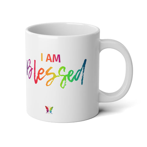 I AM Blessed - Jumbo Mug, 20oz