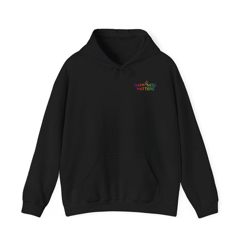 Happiness Matters Unisex Heavy Blend™ Hooded Sweatshirt - FRONT PRINT