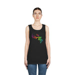 I AM Worthy - Unisex Heavy Cotton Tank Top Front Print