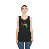 I AM Worthy - Unisex Heavy Cotton Tank Top Front Print