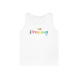 I AM Dreaming - Unisex Heavy Cotton Tank Top Front Print