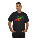 I AM Happy - Unisex Heavy Cotton Tee - Front Print