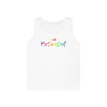 I AM Motivated - Unisex Heavy Cotton Tank Top Front Print