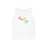 I AM Energy - Unisex Heavy Cotton Tank Top Front Print