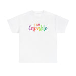 I AM Capable - Unisex Heavy Cotton Tee - Front Print