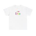 I AM Free - Unisex Heavy Cotton Tee - Front Print