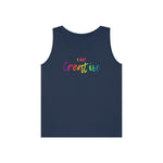 I AM Creative - Unisex Heavy Cotton Tank Top Front Print