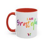 I AM Grateful - Accent Coffee Mug (11, 15oz)