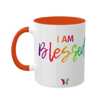 I AM Blessed - Colorful Mugs, 11oz