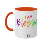 I AM Blessed - Colorful Mugs, 11oz