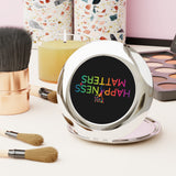 Happiness Matters Compact Travel Mirror