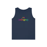 I AM Sedulous - Unisex Heavy Cotton Tank Top Front Print