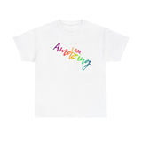 I AM Amazing - Unisex Heavy Cotton Tee - Front Print