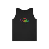 I AM Awake - Unisex Heavy Cotton Tank Top Front Print