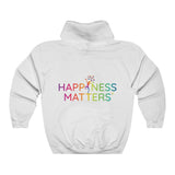Happiness Matters™  Unisex Heavy Blend™ Hooded Sweatshirt - Print on Back only